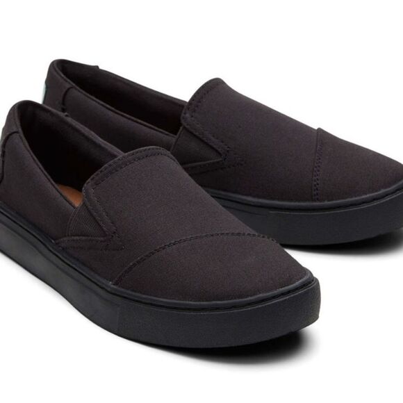Toms Luca Slip-On Sneaker- Black - Picture 1 of 11
